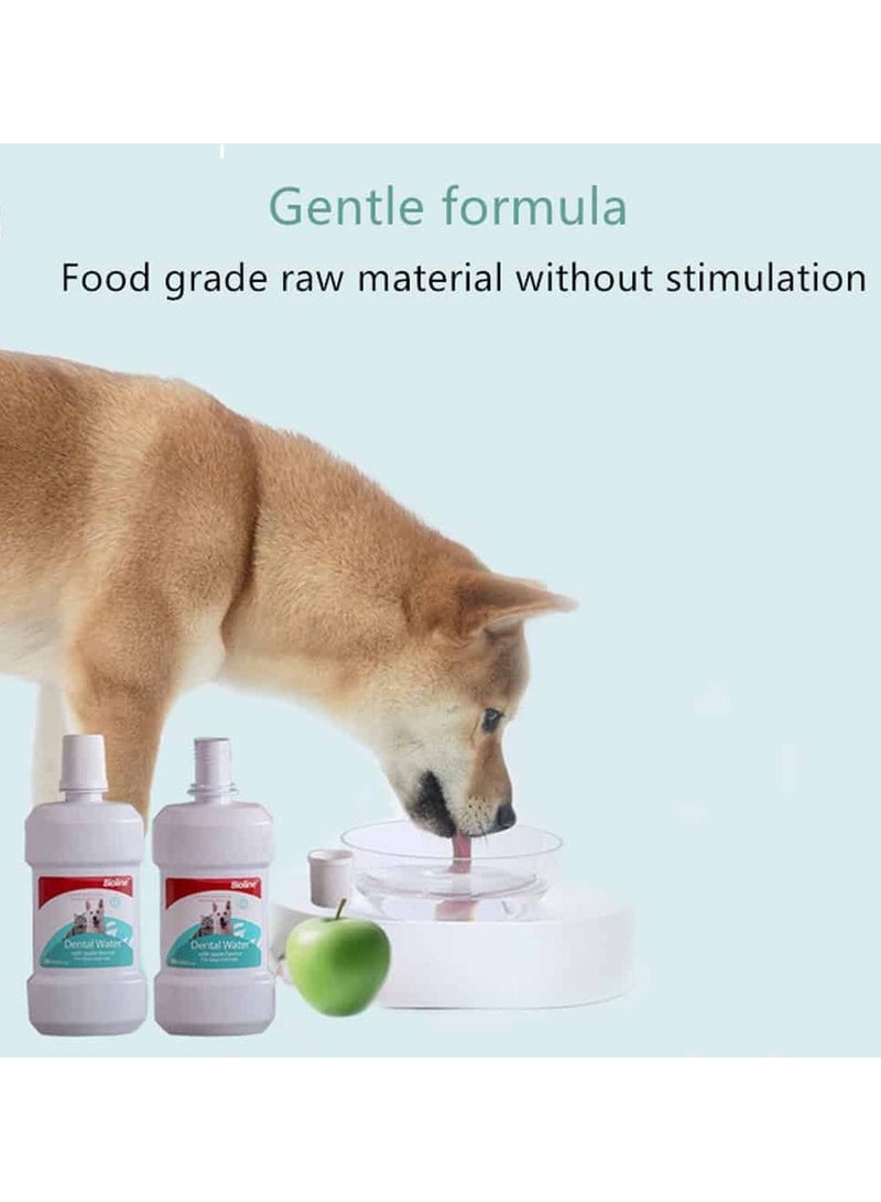 Bioline Dental Water For Freshness Dog Breath 2X300ml - Image 2