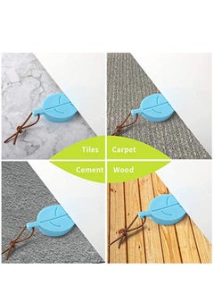 KASTWAVE 4Pcs Door Stopper Wedge Finger Protector, Silicone Door Stops, Cute Colorful Cartoon Leaf Style Secure Flexible Decorative Finger Protector, for Home and Office  - Image 3