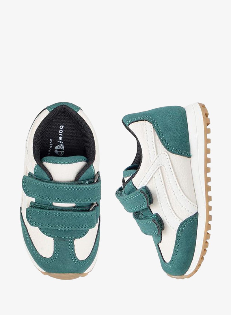 Barefeet Boys Hook & Loop Ankle Sneakers - Image 1