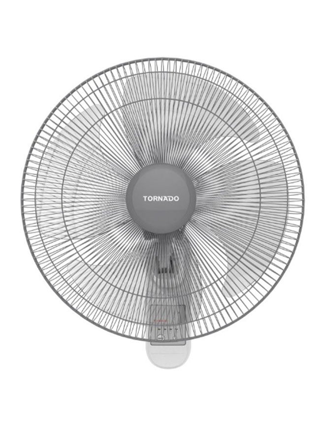 TORNADO Wall Fan 16 Inch, 4 Blades, Remote 250 W TWF-30 White - Image 3