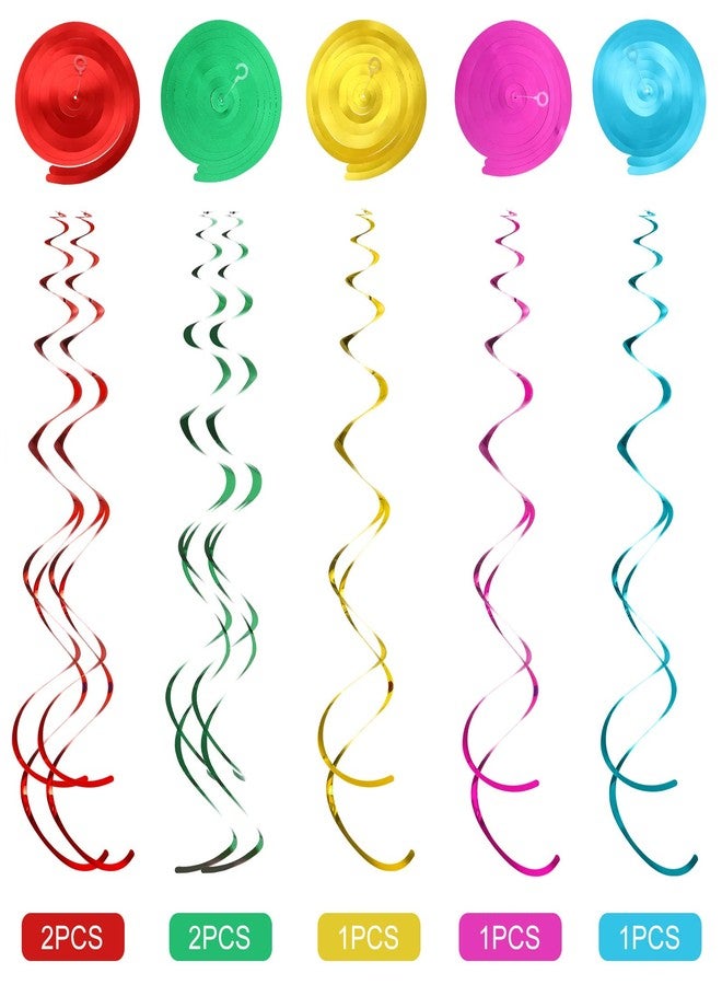 Zomiboo 53 Pcs Christmas Hanging Swirls Decorations Christmas Candy Gingerbread Man Truck Red Cardinals Christmas Ceiling Decor Ornaments for Christmas Tree Xmas Holiday Party(Candy) - Image 5