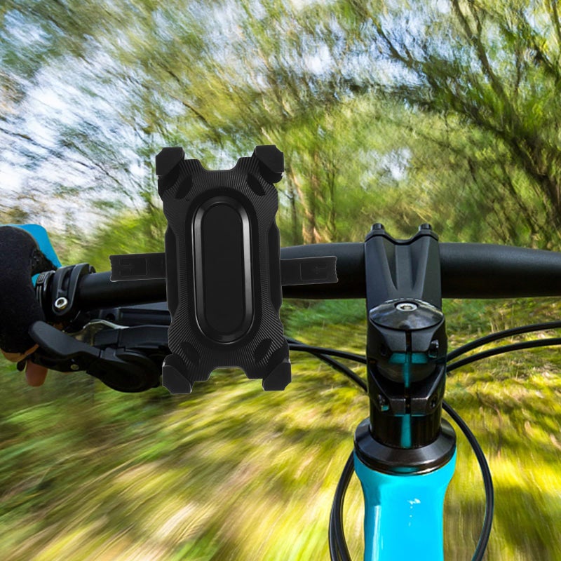 Four Claw Motorcycle Phone Holder Black Base Electric Scooter Mount - Image 4