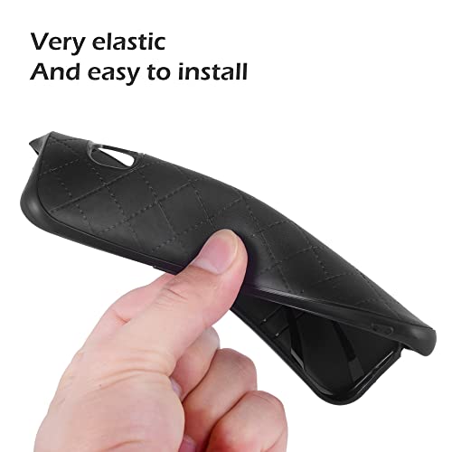ELISORLI Compatible with Women Men BlackBerry Classic Q20 case Rugged Thin Slim Cell Accessories Anti-Slip Fit Rubber TPU Mobile Phone Silicone Soft Shockproof Bumper Cover for SQC100 Women Men Black - Image 5