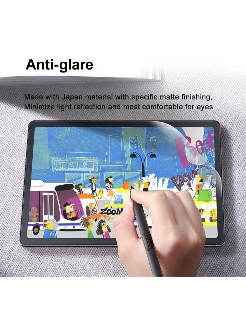 2Packs Paper feel Screen Protector Compatible with Samsung Galaxy Tab S10 Plus 2024 / S9 Plus 2023 /S8 Plus 2022/S7 Plus 2021 12.4 Inch , 【Feel Like Paper Film Writing】 Tablet PET Film for S-Pen - Image 5