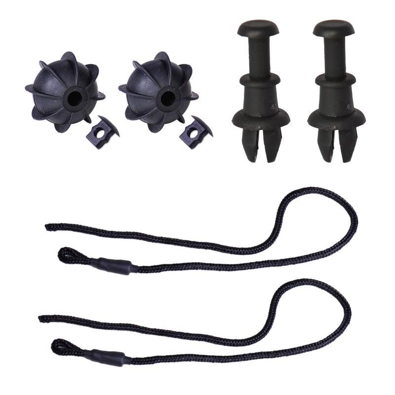 Generic Tokaneit Car Trunk Strap, Rope, Black, Passenger Car, 2 Pack, 45cm x 30mm - Image 1
