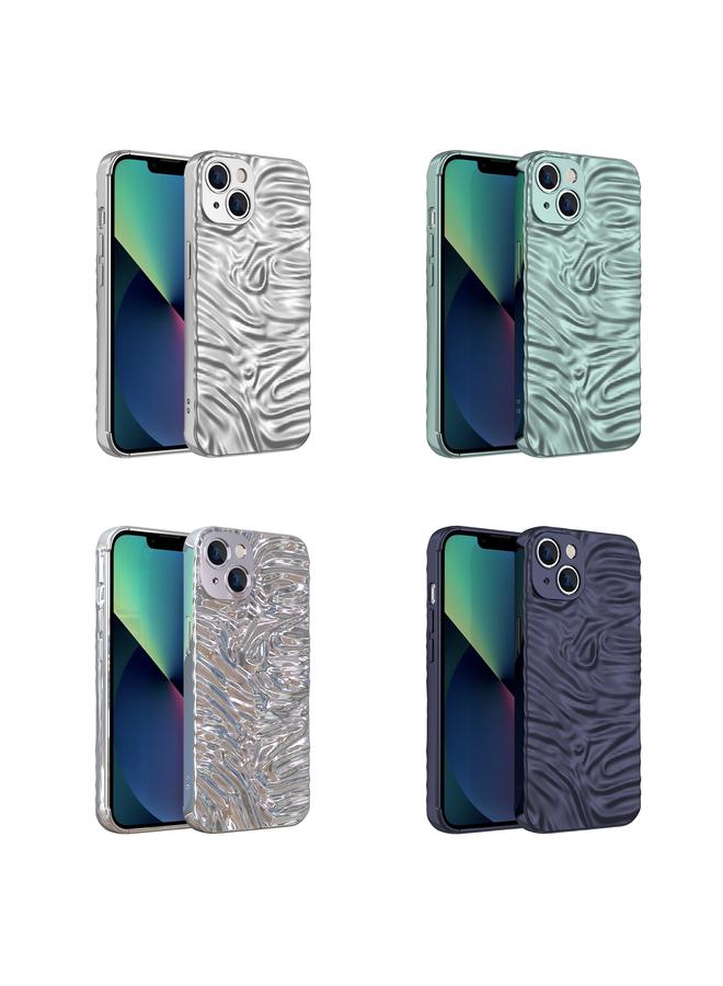 S-TOP Case For iPhone 14 Plus Wave Electroplating TPU Phone Case - Image 2