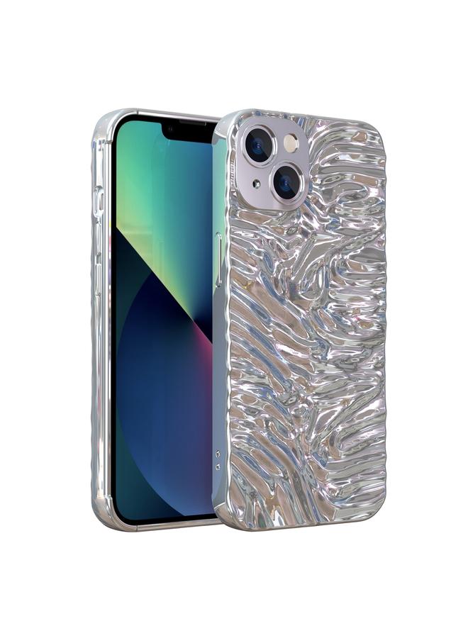 S-TOP Case For iPhone 14 Plus Wave Electroplating TPU Phone Case - Image 1