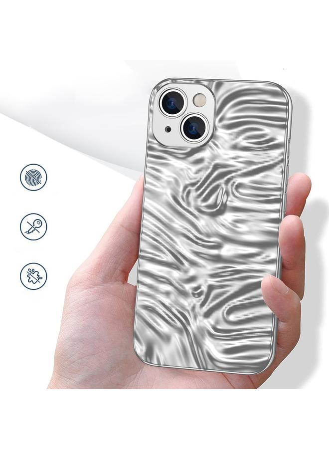 S-TOP Case For iPhone 14 Plus Wave Electroplating TPU Phone Case - Image 4