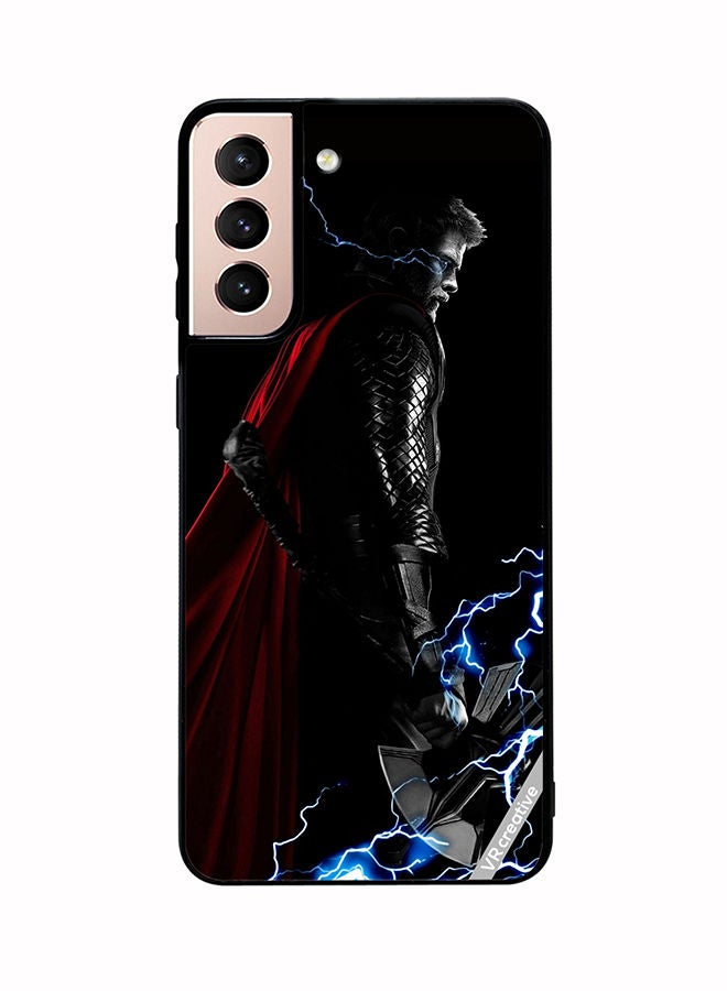 VR CREATIVE Protective Case Cover For Samsung Galaxy S21 5G Thor Design Multicolour - Image 1