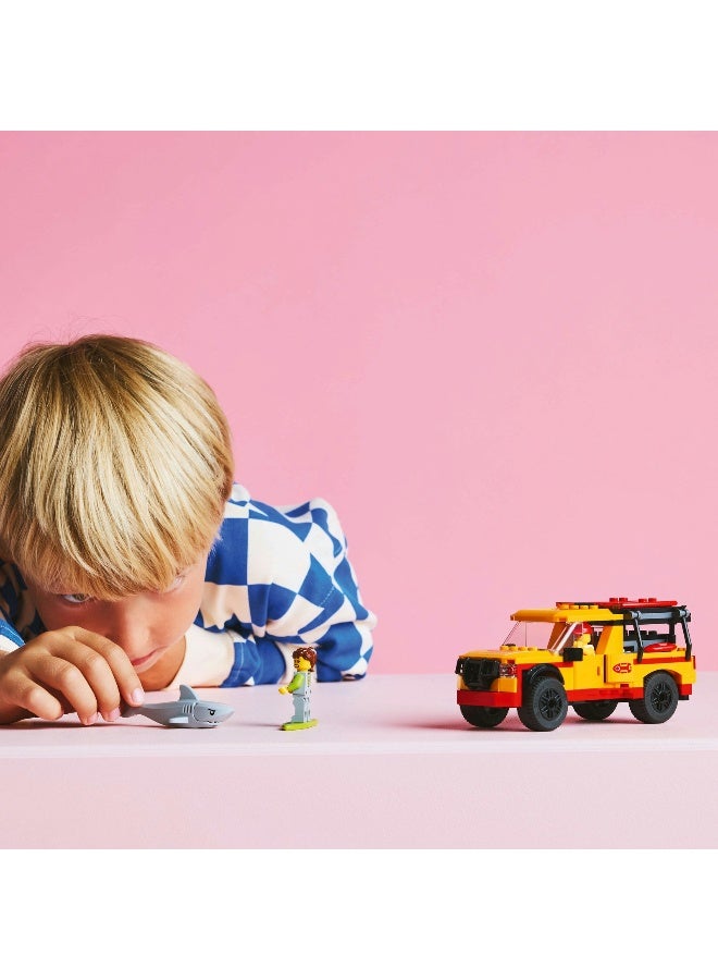 LEGO City Lifeguard Beach Rescue Truck 60453 Building Set (214 Pieces) - Image 3