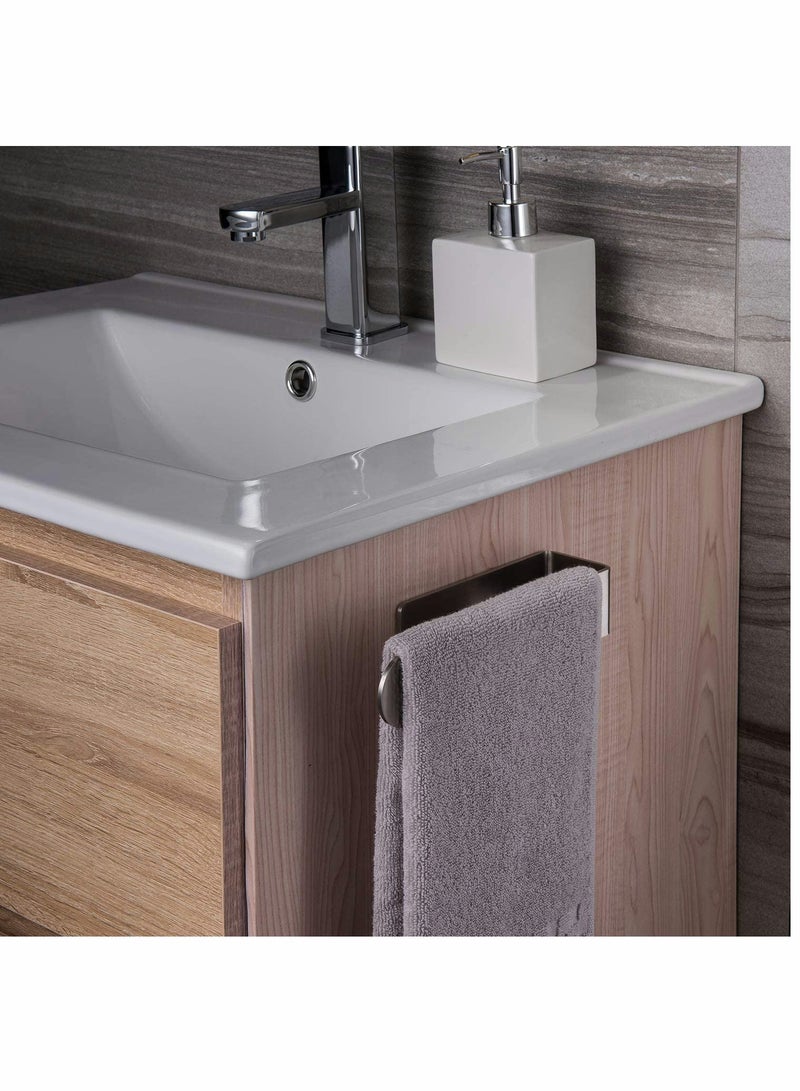Towel Holder, Self Adhesive Towel Hand Towel Rail, Stainless Steel Hand Towel Holder for Bathroom - Image 3