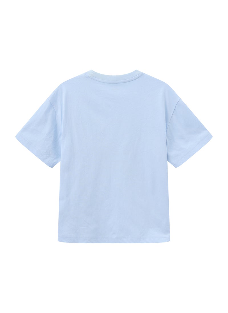 Balabala Kids Unisex Round neck short-sleeved T-shirt - Image 2