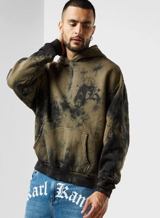 Woven Signature Washed Hoodie