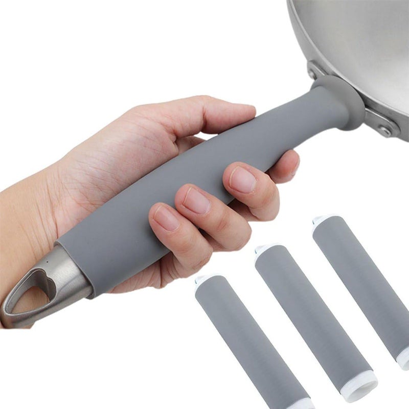Birudmart Birudmart Pot Handle Heat Insulation Silicon Cover, Pot Handle Covers Heat Resistant, Silicone Thermal Insulation Handle Cover, Silicone Pot Handle Cover, Cast Iron Handle Cover (18 CM) (Pack of 1)  - Image 2