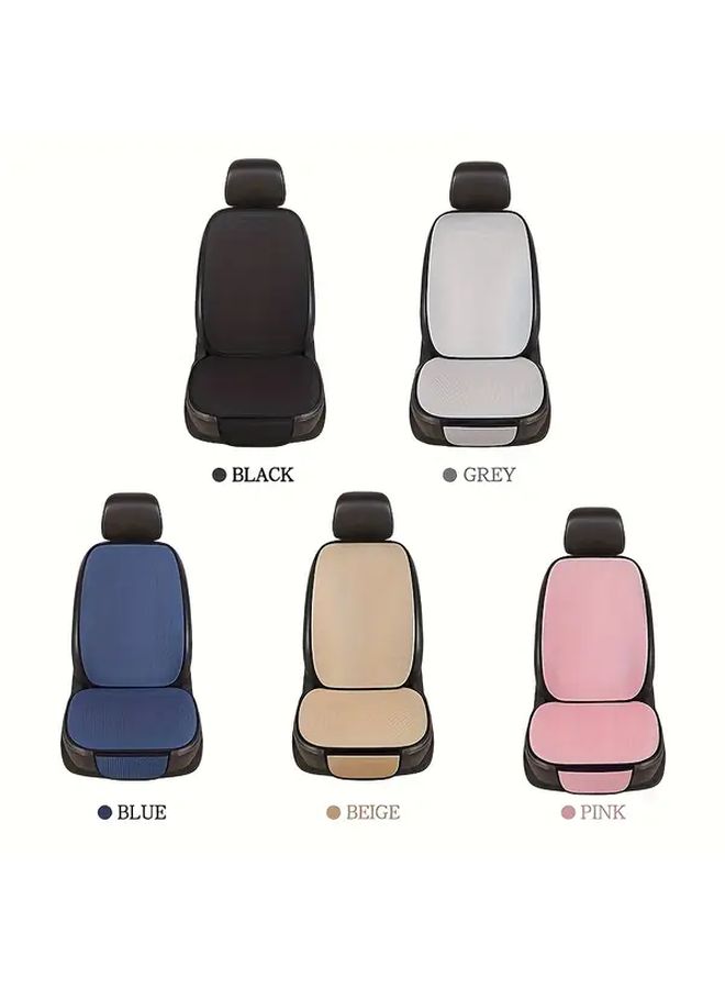 2pcs Blue Breathable Mesh Car Seat Covers UV Protection Non Slip Cooling Easy Clean - Image 5