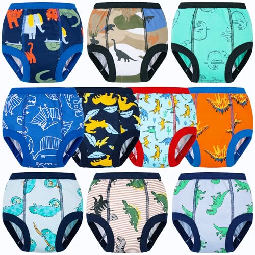 BIG ELEPHANT 10Packs Training Underwear Absorbent Toddler Potty Trained Pants for Boys and Girls 2T - Image 1