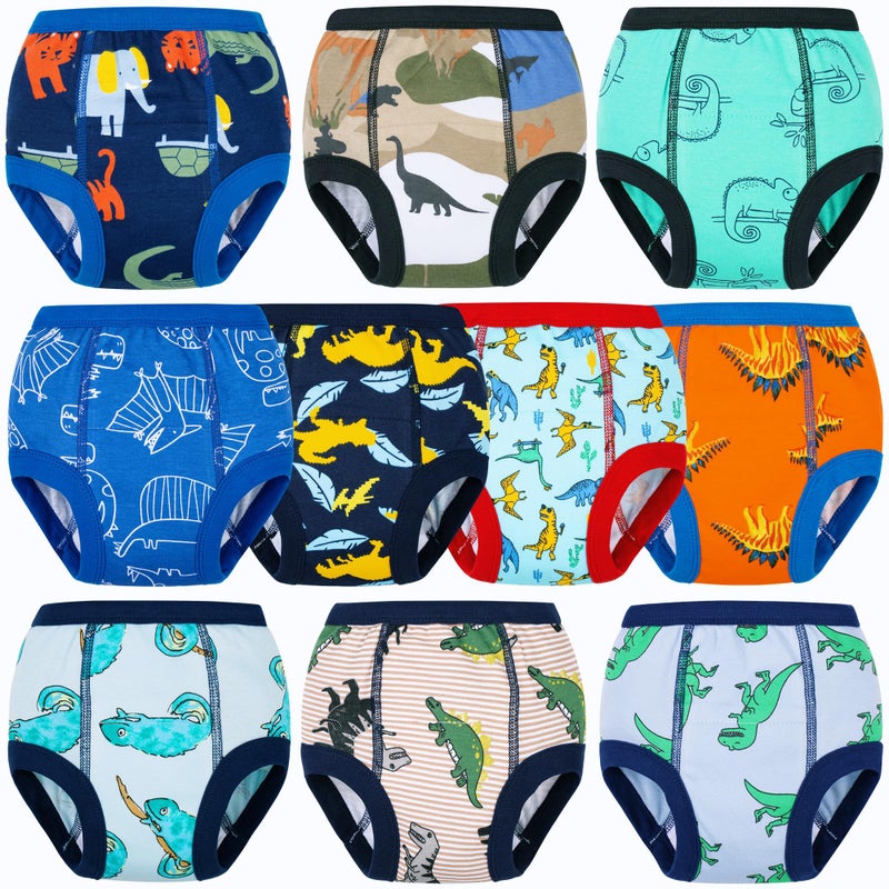 BIG ELEPHANT 10Packs Training Underwear Absorbent Toddler Potty Trained Pants for Boys and Girls 2T - Image 2
