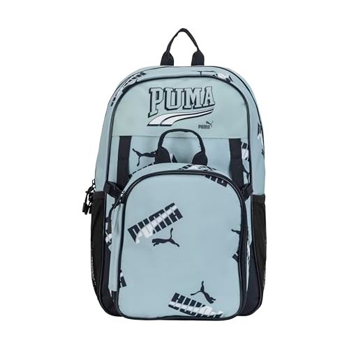 PUMA Unisex Kid's Colony Lunch Kit & Backpack Combo, Modern Mint/New Navy, Medium - Image 2