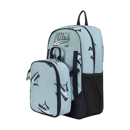 PUMA Unisex Kid's Colony Lunch Kit & Backpack Combo, Modern Mint/New Navy, Medium - Image 1