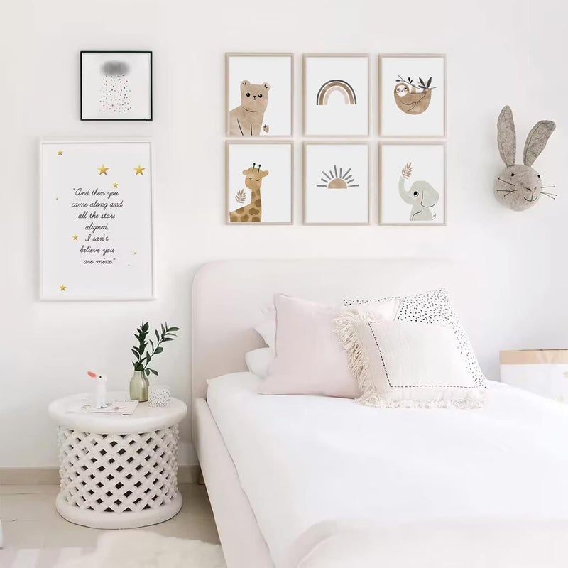 Baccone Set of 6 Boho Nursery Wall Art Prints - Image 4