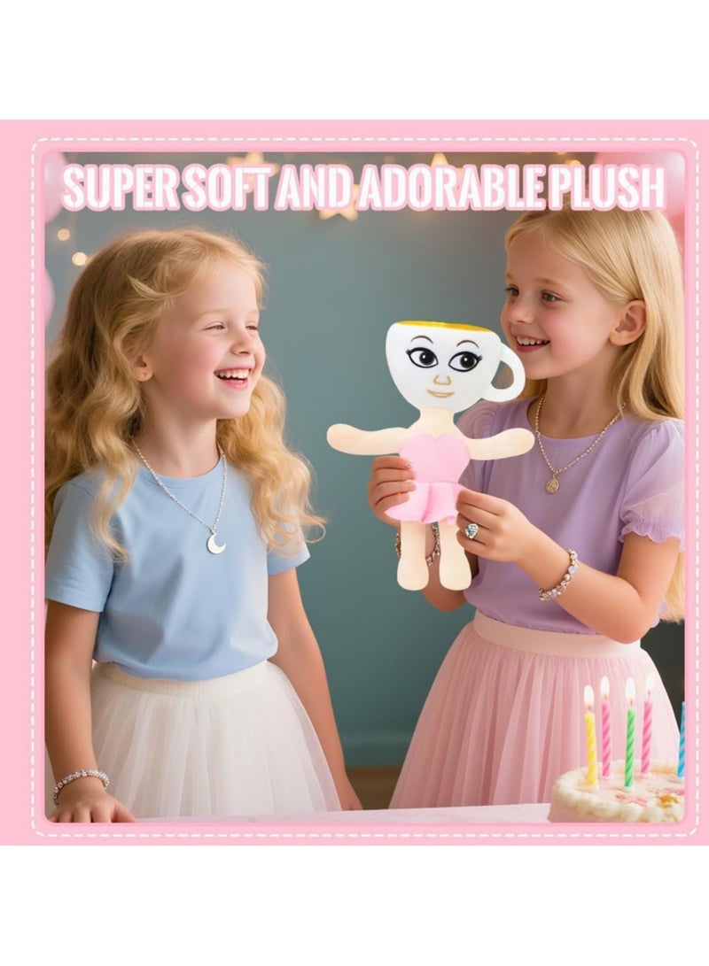 عام لعبة دمية محشوة على شكل كابتشينو، دمى محشوة، دمى إيطالية ناعمة على شكل دماغ، دمى محشوة للألعاب، دمى شخصيات كابتشينو للألعاب للمعجبين (30 سم) - Image 5