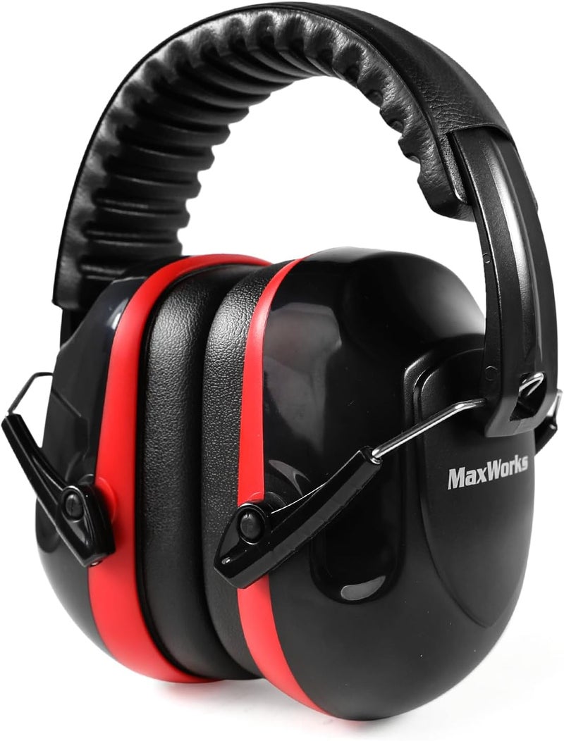 MaxWorks 51073 Noise Reduction Ear Muffs Sound Proof Ear Protection NRR 26dB Noise Cancelling Headphones - Image 1