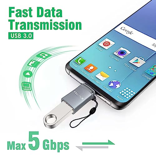 Sounce USB Type C Female to USB Male OTG Adapter Portable High-Speed Data Transfer, Compatible and Works with Laptops, Tablets, Smartphone, Chargers and More Devices with Standard USB A Interface - Image 4