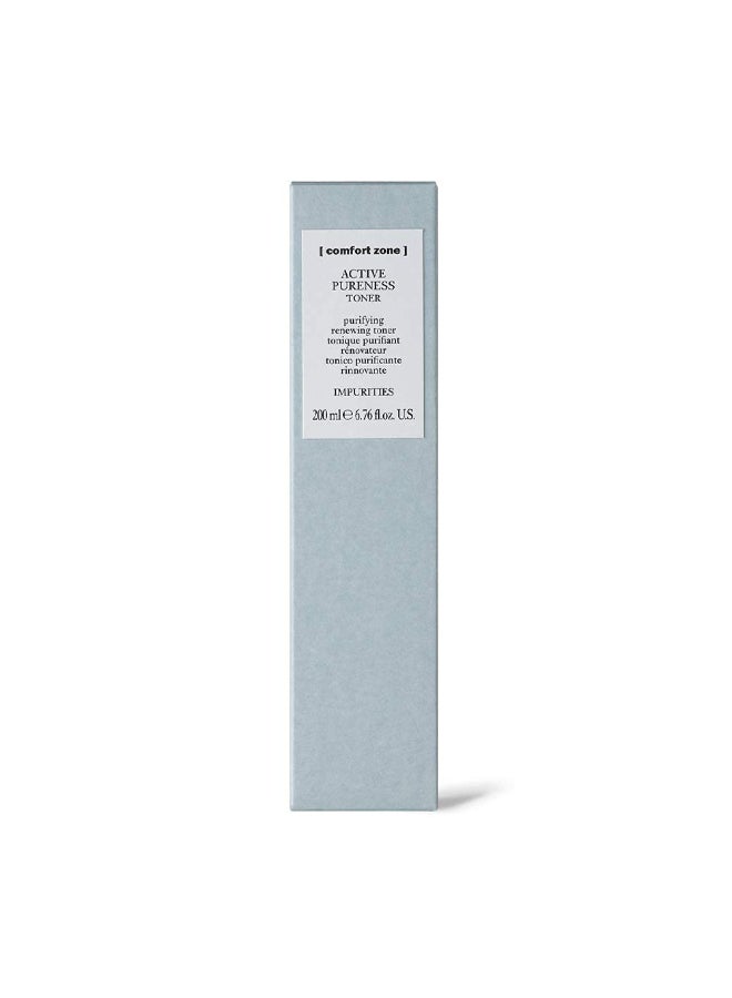 comfort zone Active Pureness Toner Purifying Exfoliating Tonic Minimizes Pores AlcoholFree Astringent Renewing Prep for Oily Acne Prone Skin Men Women Made in Italy 676 Fl Oz - Image 4