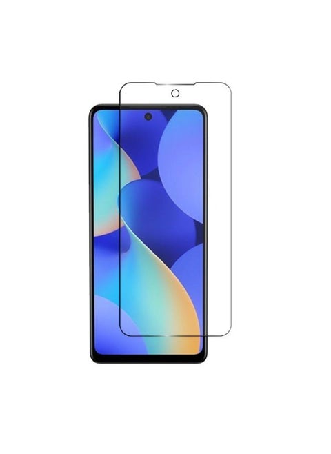 Premium Tempered glass screen protector compatible with Tecno Spark 10 pro
