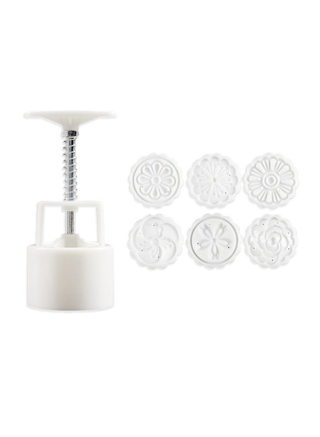 Hand-Pressed 6-Flower Petal Dessert Pastry Mould - Image 1