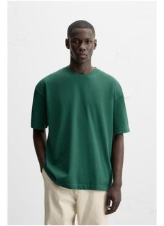 Zara Classic T-shirt from Zara - Green - available in all sizes  - Image 1