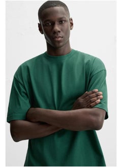 Zara Classic T-shirt from Zara - Green - available in all sizes  - Image 2