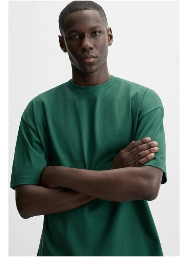 Zara - Classic T-shirt from Zara - Green - available in all sizes - Image 1