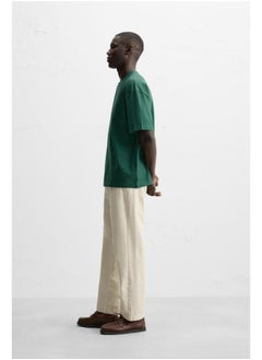 Zara Classic T-shirt from Zara - Green - available in all sizes  - Image 4