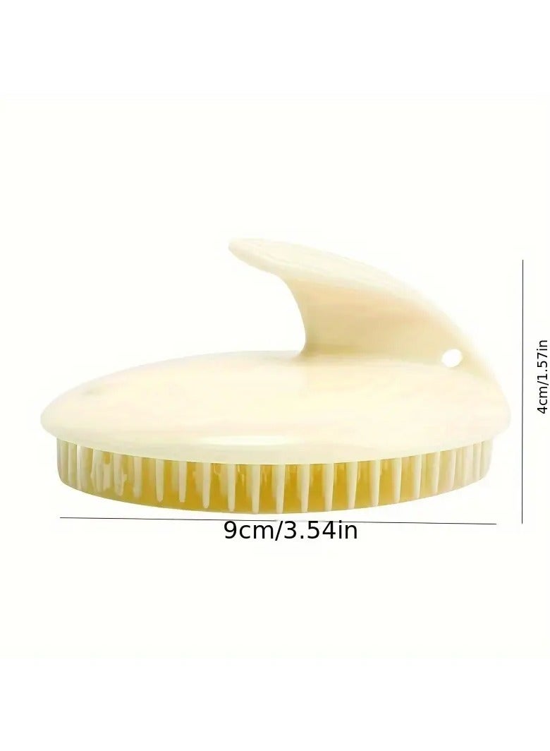 Ucanbe 2pc Soft Bristle Scalp Massager and Shampoo Brush - Gentle Exfoliating Hair & Scalp Cleanser for All Hair Types, Fragrance-Free Personal Care Tool - Image 2
