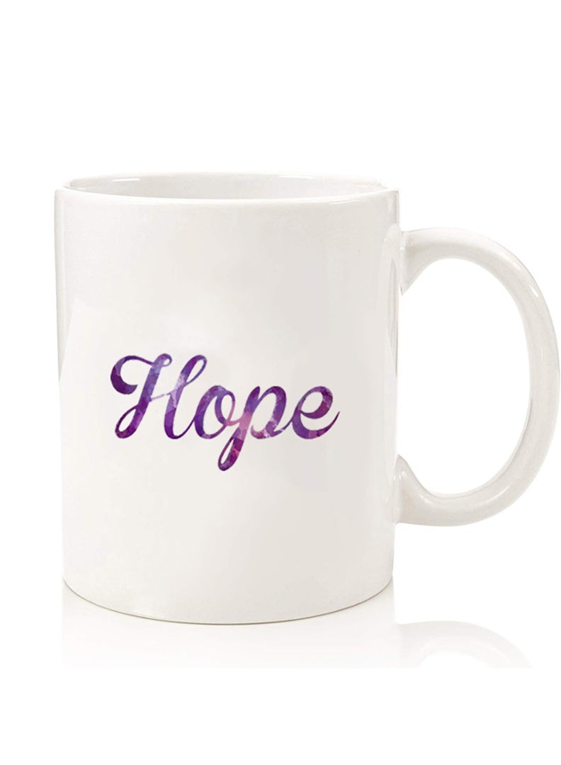 Theodor Premium Quality Two Sided Printed Coffee Mug Tea Cup For Home Office, Kids Men Women Hope - Image 1