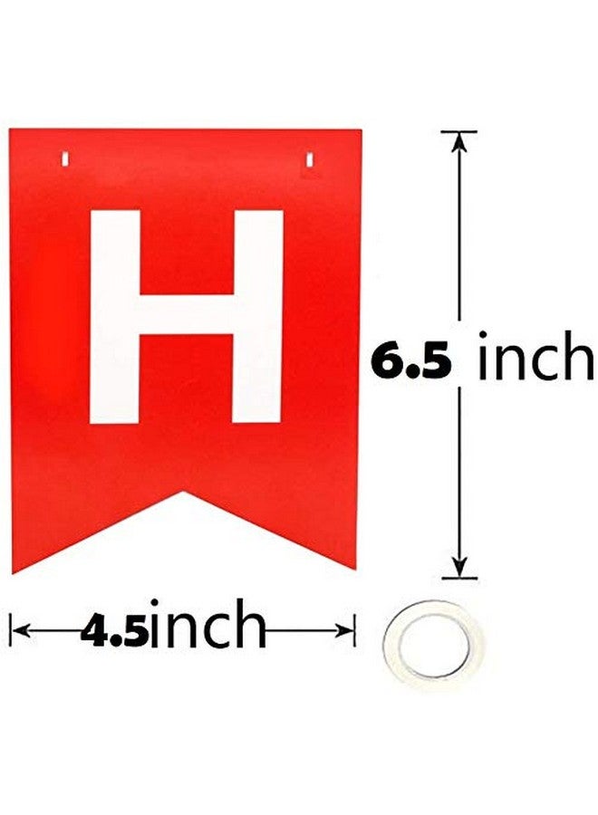 HK balloons Rainbow Happy Birthday Banner Bunting Flag Banner for Birthday Decorations(Rainbow Bunting banner) - Image 2