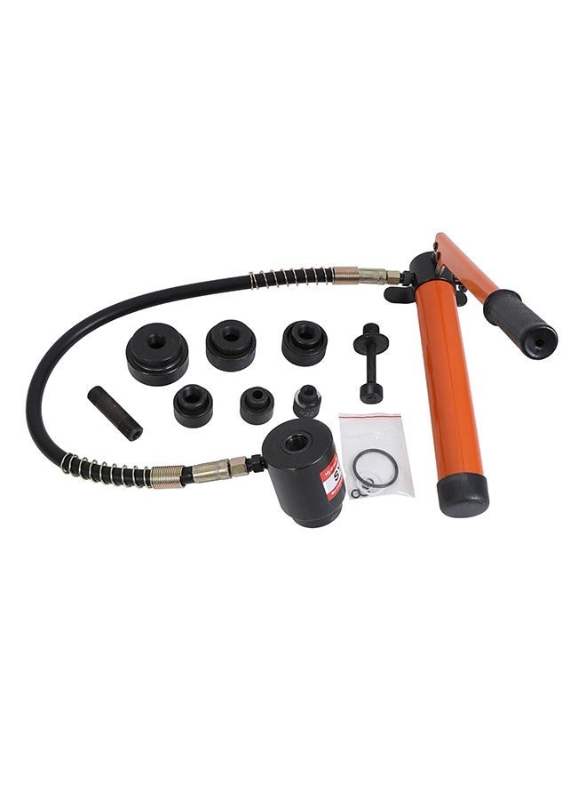 LAWAZIM Pro7 Hydraulic Hole Digger - Heavy-Duty Hydraulic Knockout Punch Set with Interchangeable Dies for Metal Sheet Plate Punching Electrical Conduit Hole Cutter Electrical Boxes Industrial Fabrication - Image 2