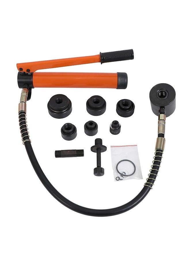 LAWAZIM Pro7 Hydraulic Hole Digger - Heavy-Duty Hydraulic Knockout Punch Set with Interchangeable Dies for Metal Sheet Plate Punching Electrical Conduit Hole Cutter Electrical Boxes Industrial Fabrication - Image 3