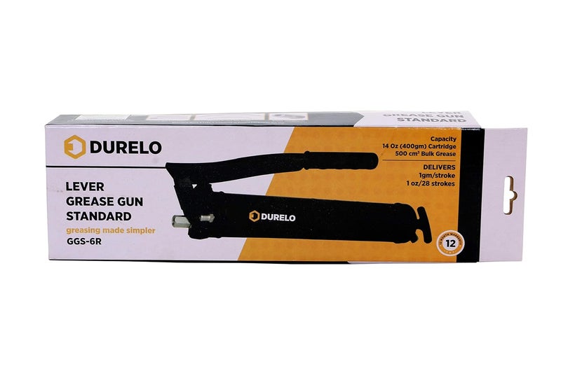 DURELO GGS6R Lever Grease Gun Standard Black - Image 3