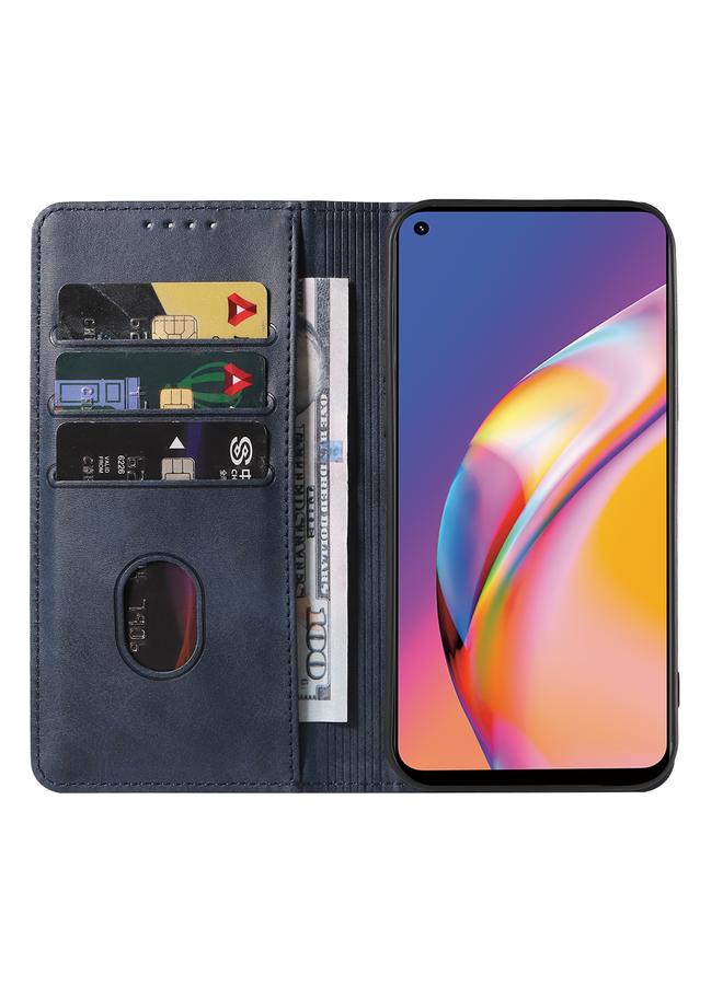 اس-توب جراب هاتف OPPO Reno5 F بإغلاق مغناطيسي من الجلد - Image 3