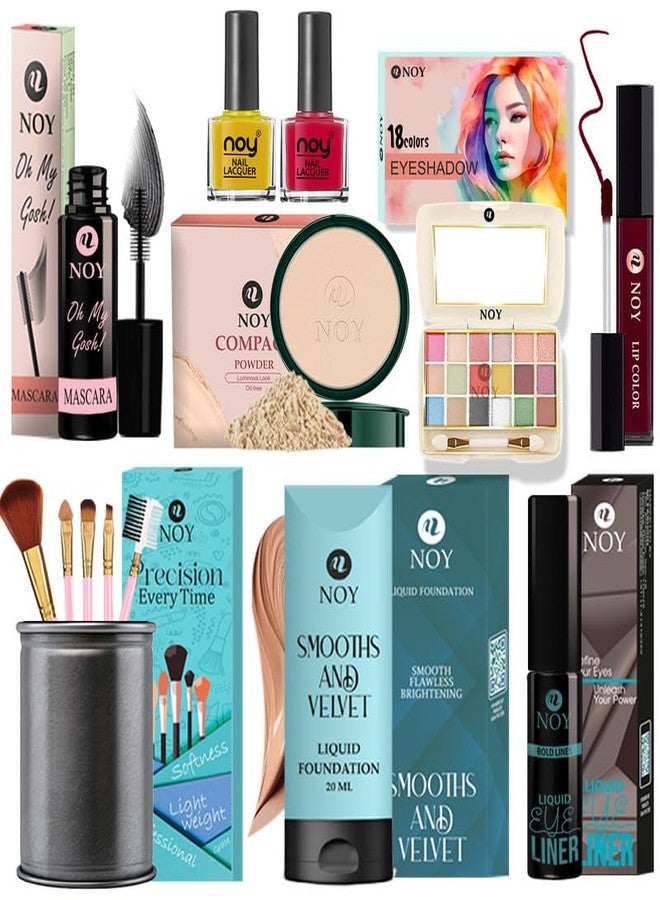 Noy Makeup Kit For Galas Perfect For Quick Touch-Ups Valentine Day Makeup Kit For Party Pack Of 13#Yn068 - Image 1