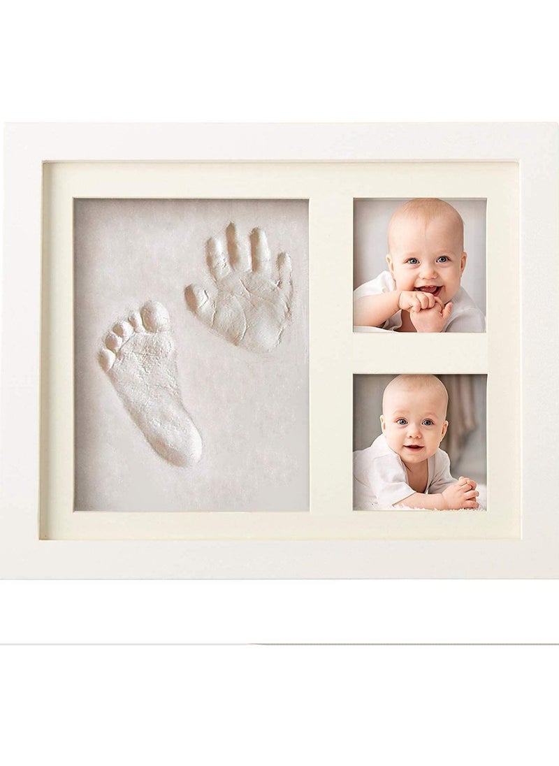 Generic Baby Handprint and Footprint Makers Kit Keepsake For Newborn Boys & Girls, Baby Girl Gifts & Baby Boy Gifts, New Mom Baby Shower Gifts, Baby Milestone Picture Frames Baby Registry  - Image 1