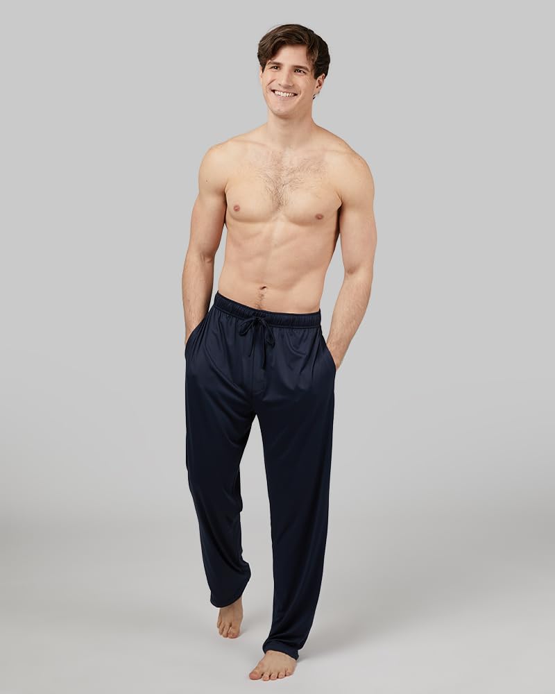 32 Degrees 32º DEGREES Men's Cool Classic Sleep Pant | Anti-Odor | 4-Way Stretch | Moisture Wicking, Navy, Large - Image 4