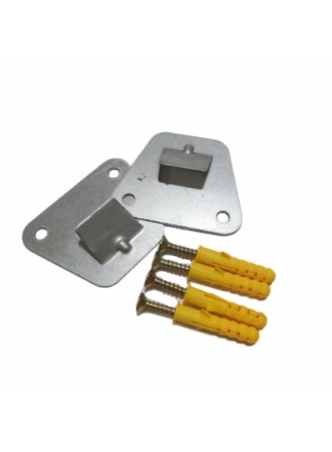 mkki Wall Mount Range Hood Hook Hanger Plate,Universal Metal Wall Mount Iron Hook Hanger Plate Connector for Range Hood (A) - Image 1
