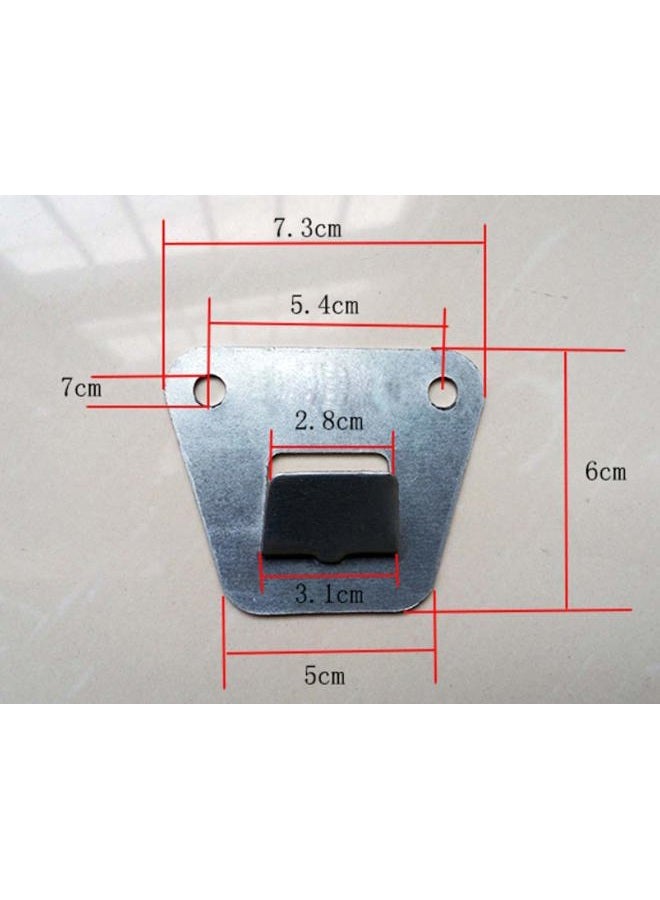mkki Wall Mount Range Hood Hook Hanger Plate,Universal Metal Wall Mount Iron Hook Hanger Plate Connector for Range Hood (A) - Image 5