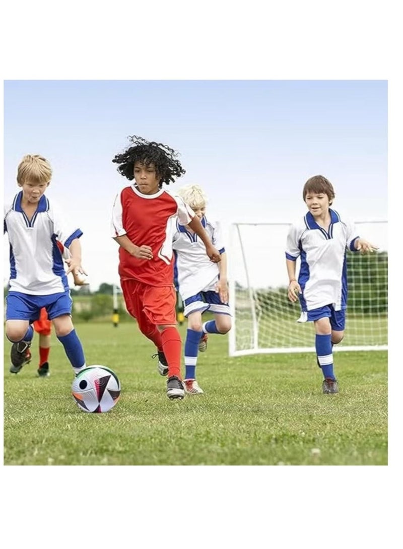 لعبة مرح  كرة قدم فاخرة، كرة قدم يورو 2024، الحجم والوزن الرسميين، أداء عالي للأماكن المغلقة/المفتوحة مع قبضة وتحكم ممتازين، كرة عالية الجودة، مقاس 5 - Image 3