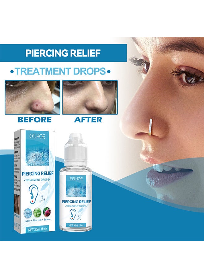 EELHOE Scar Mass Repair Drops, Keloid And Bump Treatment Drops, Piercing Bump Treatment, Healing and Soothing After Piercing Care, Reduce The Size And Appearance Of Scars ( 30ml ) - Image 2