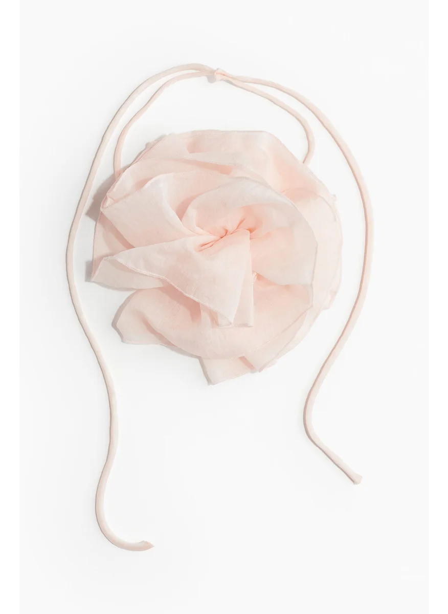 H&M Appliquéd Scarf Necklace