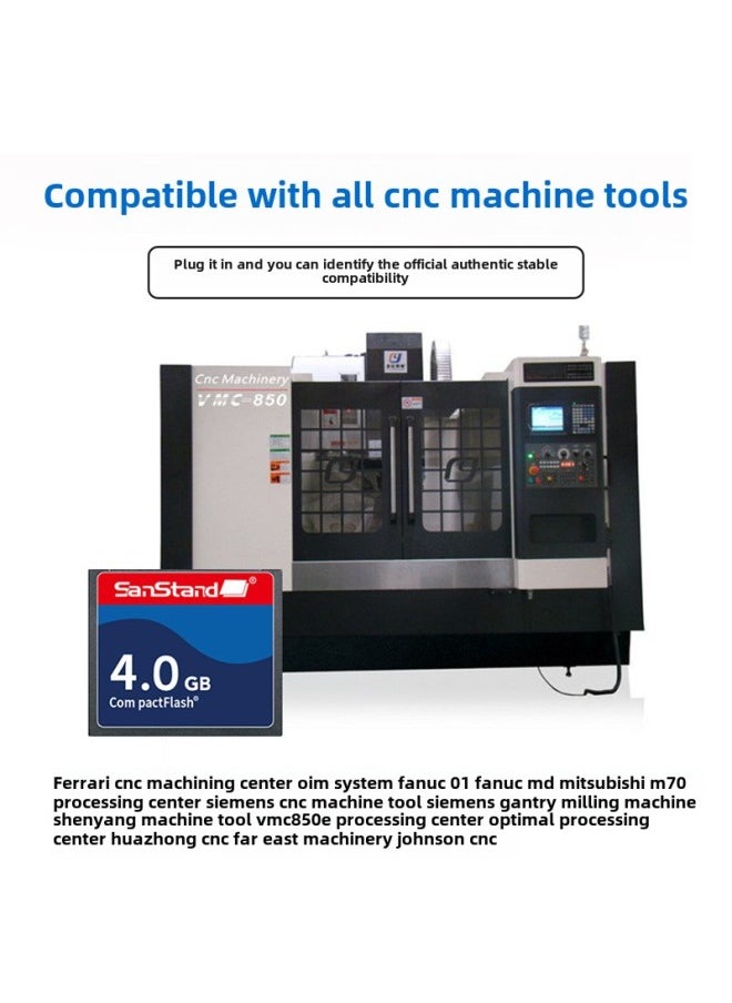 Generic - Direct Industrial Cf Memory Card 512MB 1g 2G Machine Tool Machining Center Special Cf Card Wholesale-Color: Oem/odm One-stop Service-Capacity: Industrial Grade Special CF Card - Image 1